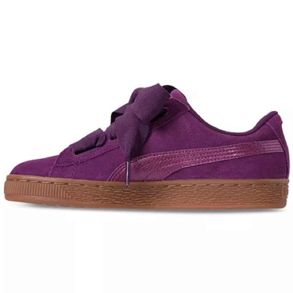 Toddler Size 5C Puma Purple Suede Sneakers‎ - Picture 3 of 9